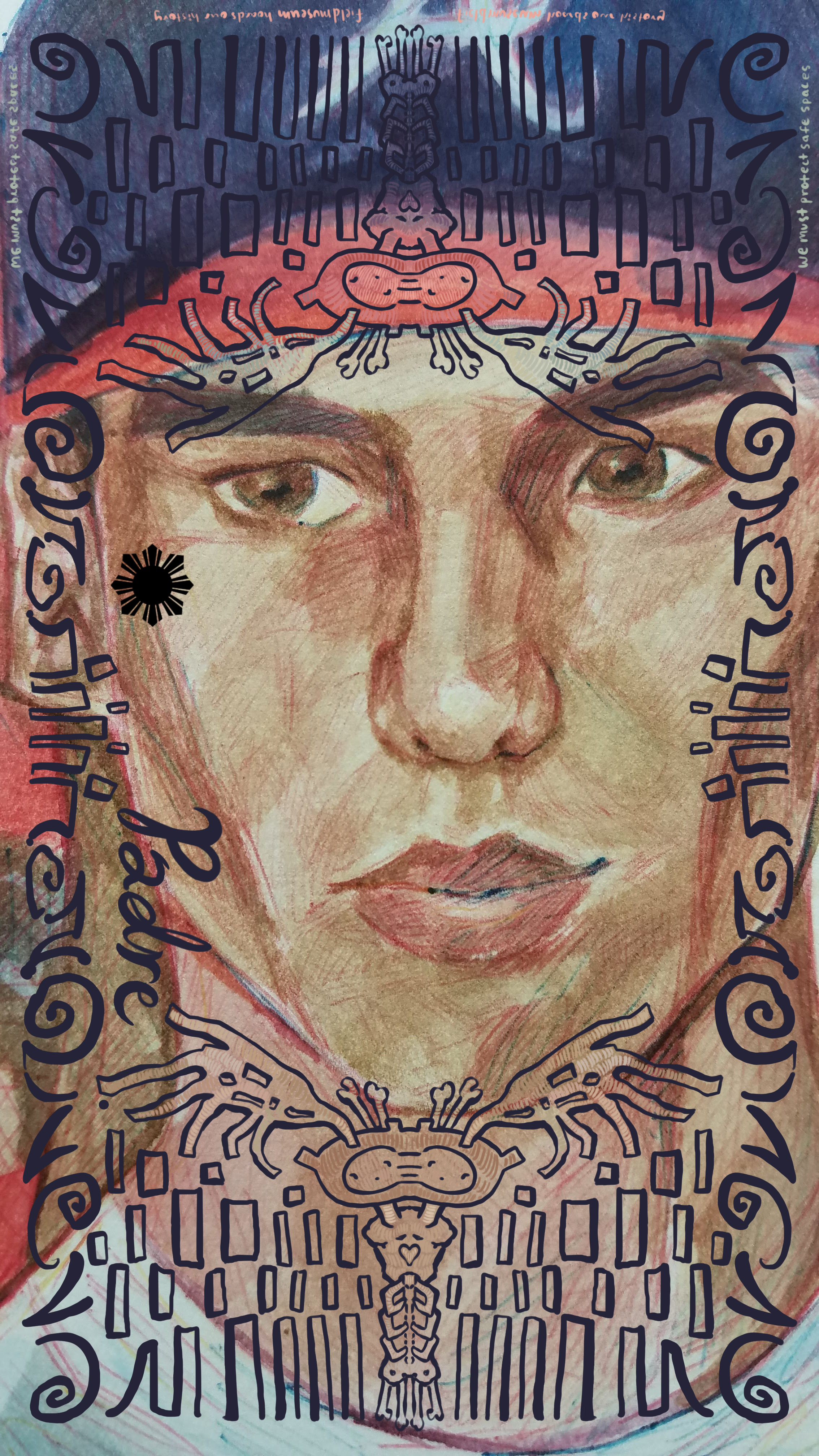 watercolor painting of jomari's dad